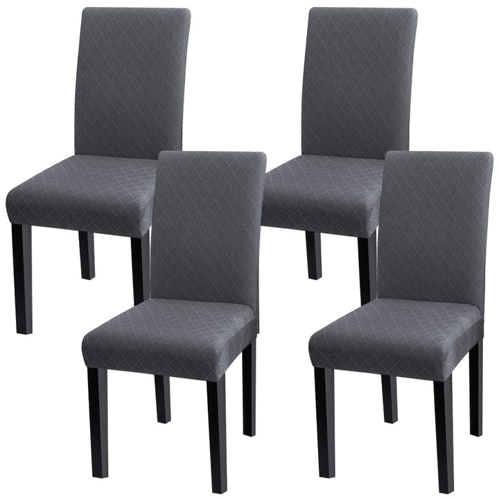 Fuloon Stuhlhussen 4er 6er Set, Stuhlüberzug Universal Stretch Abnehmbare Stuhlbezug, Bezüge für Ess