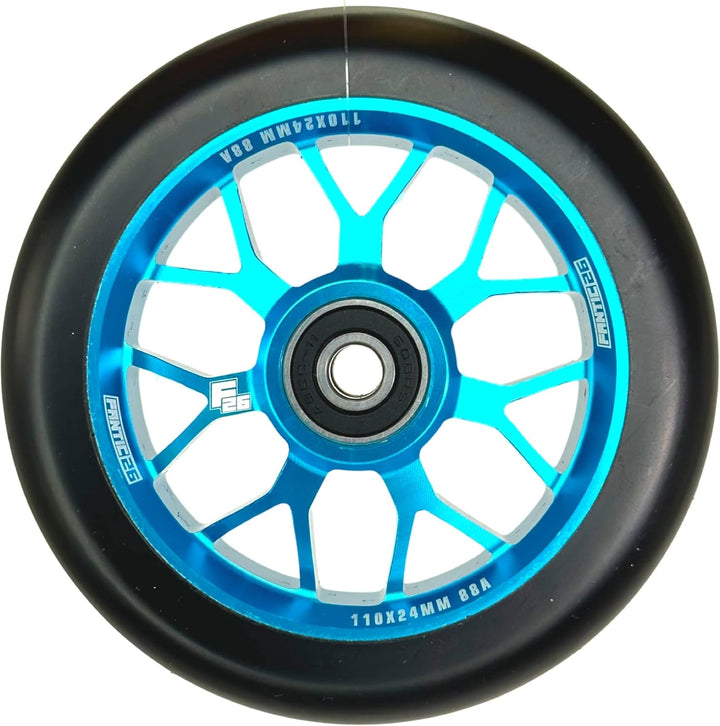Fantic26 Spy7 Stunt Scooter Rolle I Trick I Tret I Kinder I Roller I Wheel I 110mm I ABEC 11 I Schne