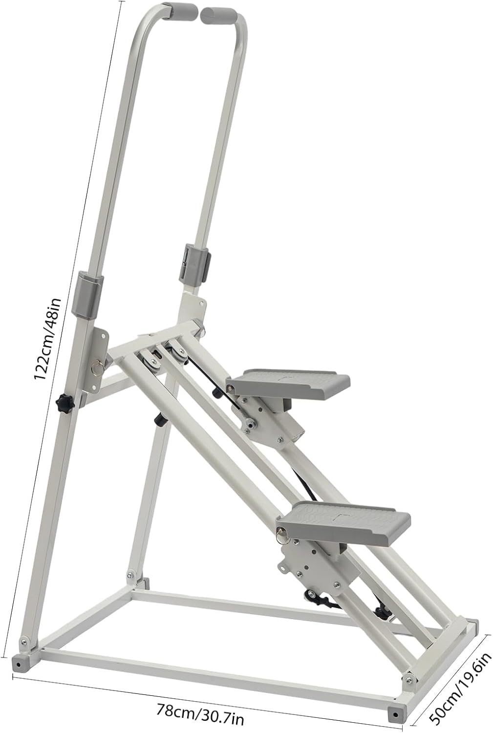 Vertikale Klettermaschine – Faltbarer Heimtrainer Stepper für Ganzkörpertraining | Verstellbare Grif