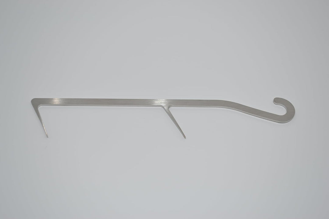 Räucherhaken 10 Stück - Fleischerhaken Edelstahl ideal zum Aufhängen, Metzgern, Räuchern, Grillen un