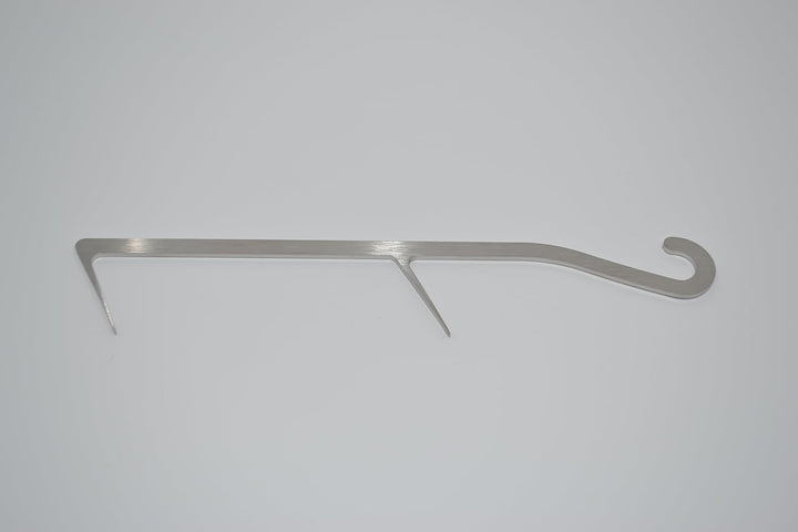 Räucherhaken 10 Stück - Fleischerhaken Edelstahl ideal zum Aufhängen, Metzgern, Räuchern, Grillen un