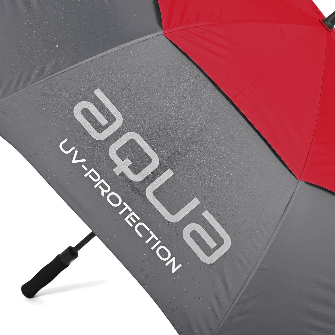BIG MAX I-Dry Aqua Golf Regenschirm mit UV Schutz - 100% Wasserdicht (Rot)