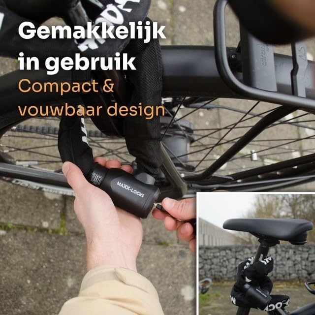 Fahrradschloss ART-2 Maxx-Locks Nelson 120cm - Schwarz