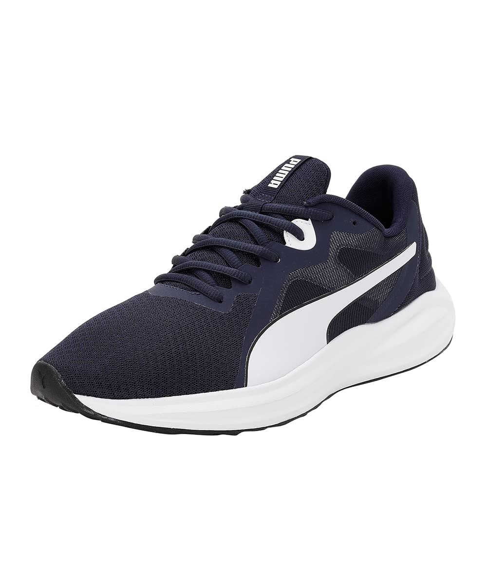 PUMA Herren Twitch Runner Fresh Strassen-Laufschuh 40 EU Puma Navy Puma White, 40 EU Puma Navy Puma