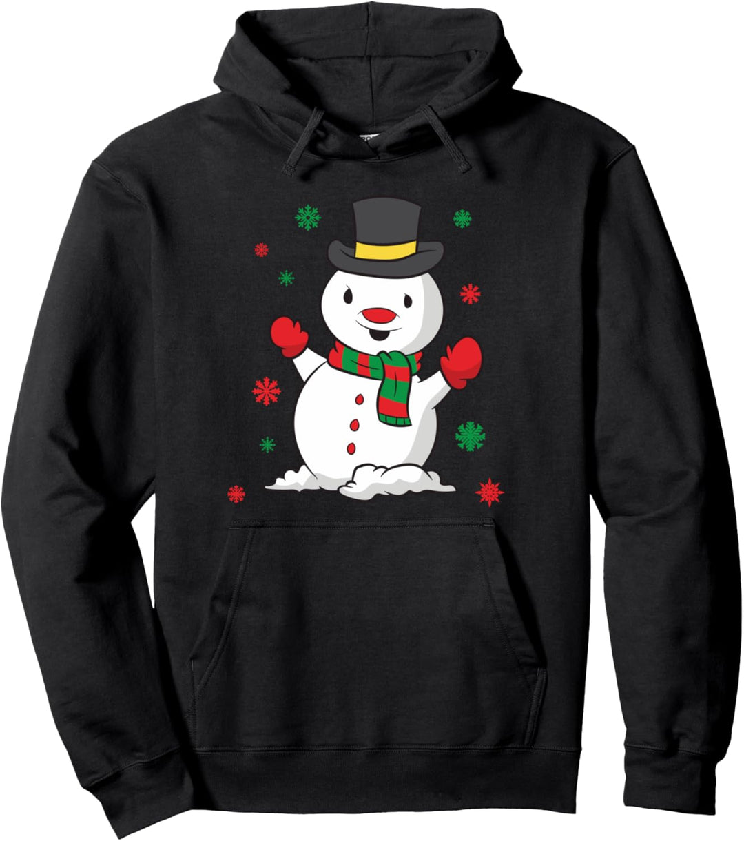 Niedlicher Schneemann Weihnachten Weihnachten Schneemann Weihnachten Pullover Hoodie