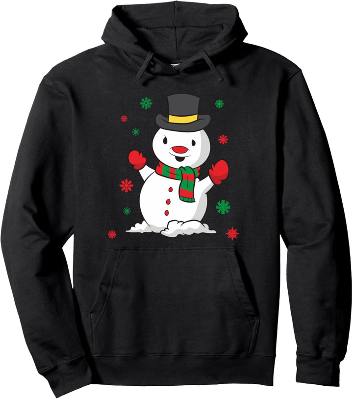 Niedlicher Schneemann Weihnachten Weihnachten Schneemann Weihnachten Pullover Hoodie