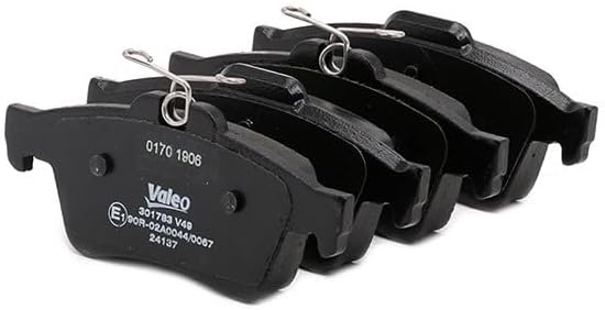 VALEO Bremsbelagsatz Essential 301783, 4er Set Hinterachse - ECE-R90 zertifiziert zonder niet-gemont