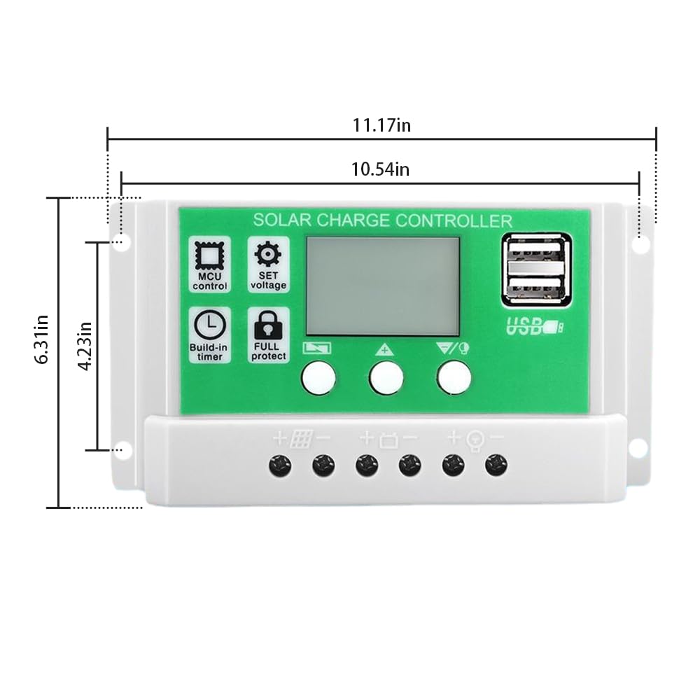 20 W 12 V Solarpanel-Set, Flexible Monokristalline Siliziumplatine, PV-Laderegler, Geeignet für Auto