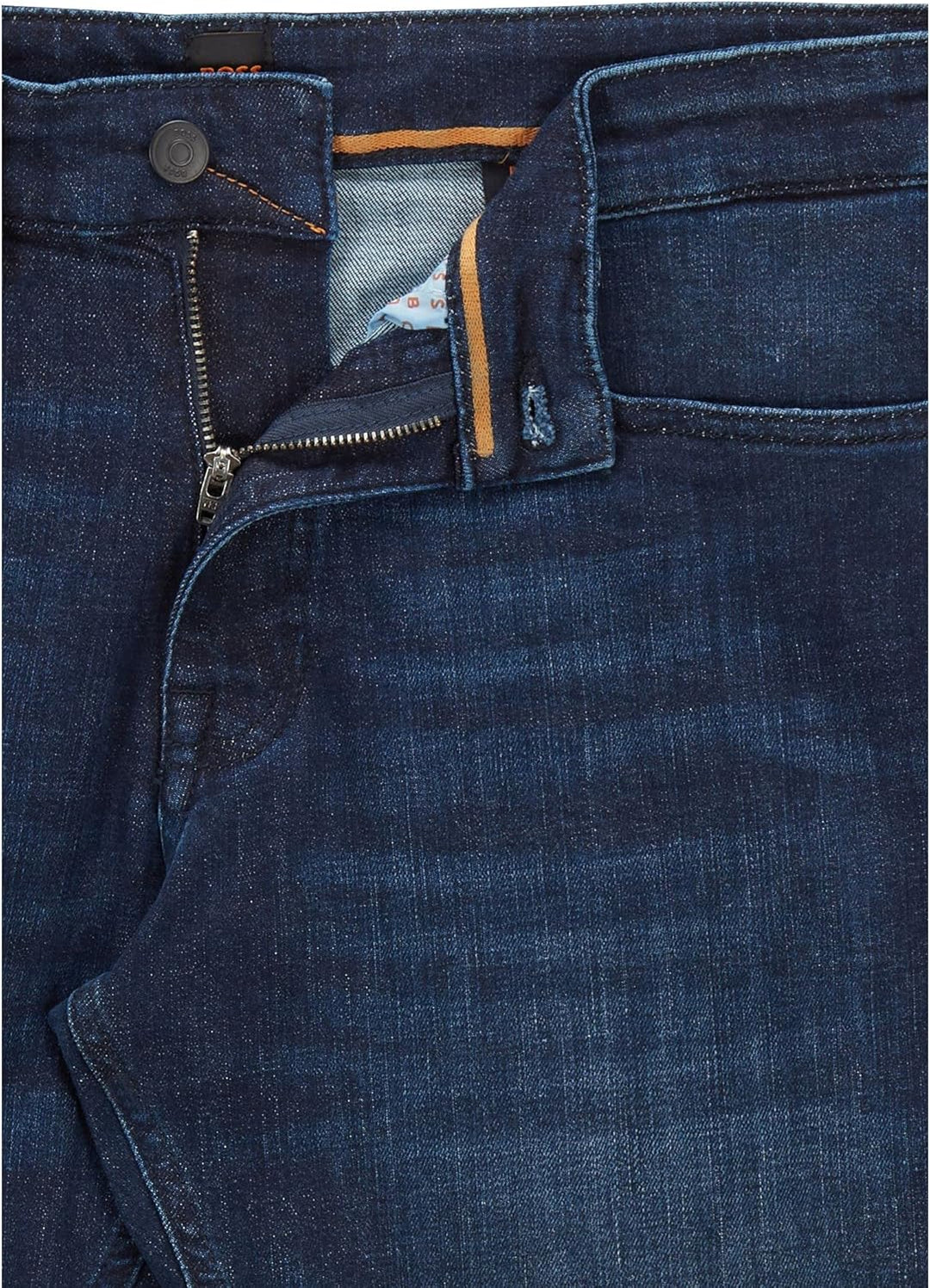 BOSS Herren Delaware BC-L-P Blaue Slim-Fit Jeans aus Super-Stretch-Denim 30W / 34L Blau, 30W / 34L B