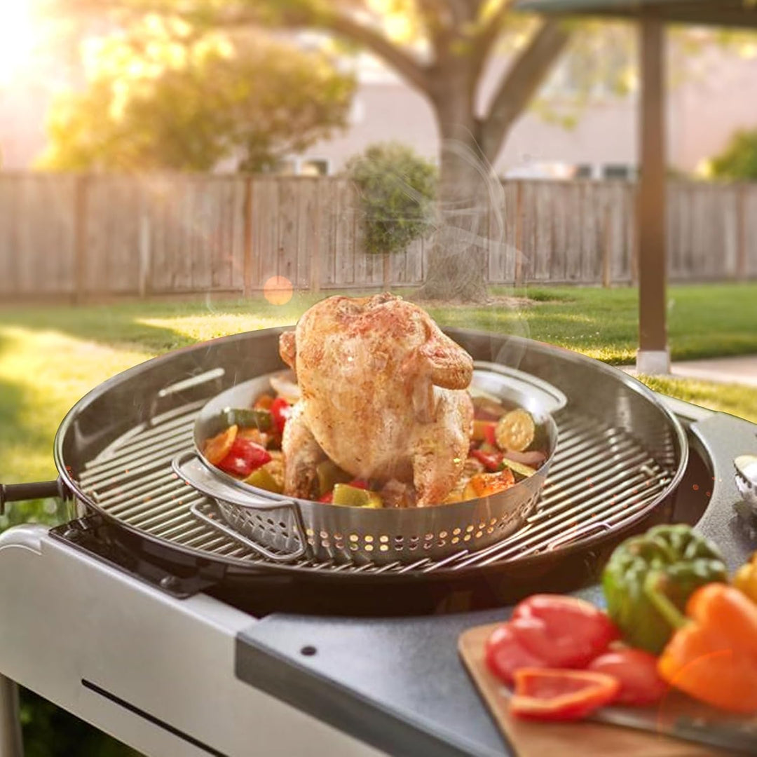 8835 Oberer Kochrost Fit Weber 57cm Holzkohlegrills, Abnehmbarer Grillrost Ersatz für Weber Kohlegri