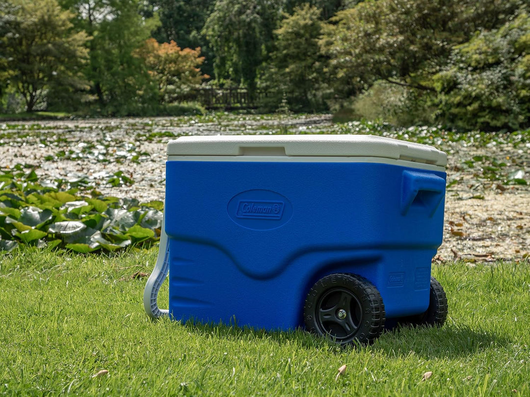 Coleman Passive Kühlbox 40 QT Performance Wheeled Cooler, Thermobox 37.5 L Fassungsvermögen, Mobile