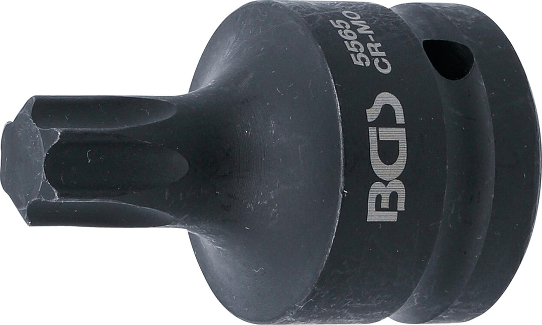 BGS 5565 | Kraft-Bit-Einsatz | Länge 60 mm | Antrieb Innenvierkant 20 mm (3/4") | T-Profil (für Torx