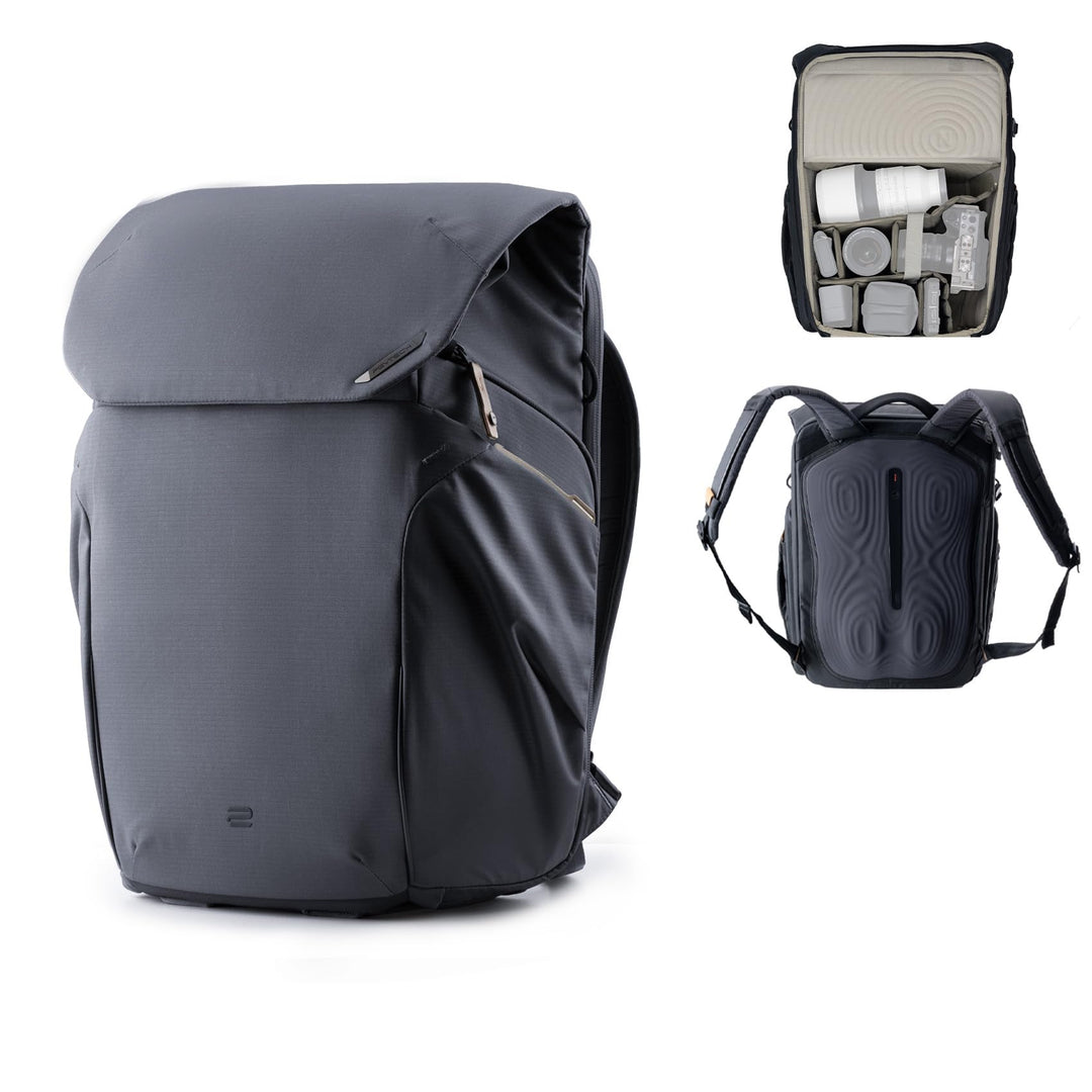 PGYTECH OneGo 2 Kamerarucksack 20L-25L mit Laptop/iPad-Fach Wasserdichter Kamerarucksack für urbane