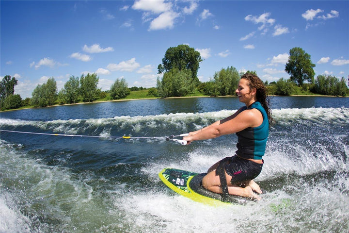 Jobe Slash Kneeboard Package Freestyle Board für Anfänger und Fortgeschrittene Green