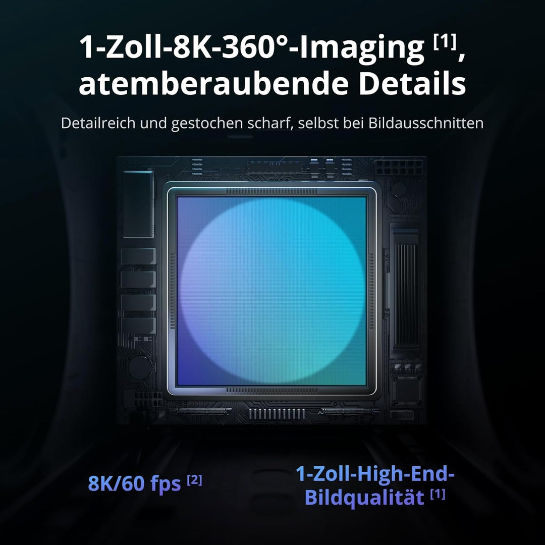 DJI Avata 360 Fly More Combo (RC 2), 360°-Drohne mit 1-Zoll-8K-360°-Imaging für FPV- und Luftaufnahm