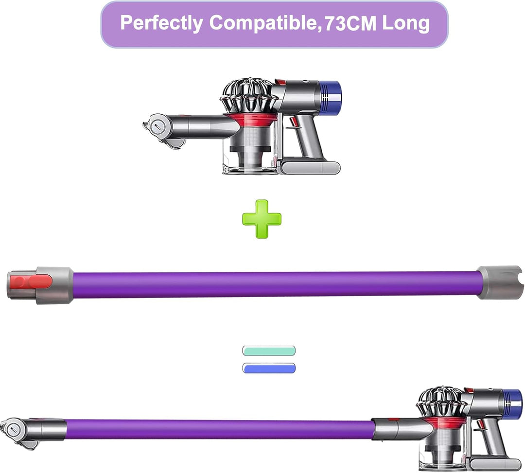 Ersatzteile Verlängerungsrohr für Dyson V7 V8 V10 V11 V15 Staubsauger, Saugrohr Länge 73 cm, Rohr Er