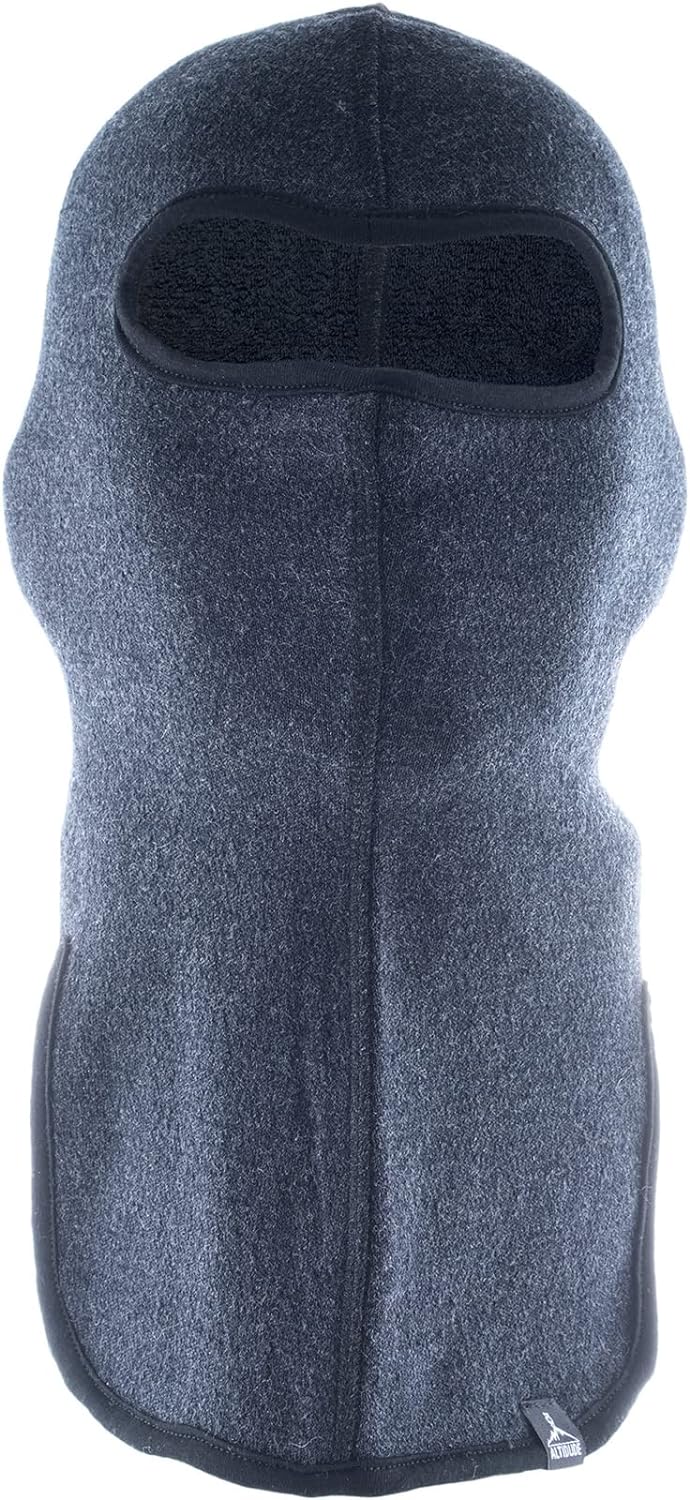 ALTIDUDE Sturmhaube Ninja Balaclava Gesichtsmaske 100% Merino Frottier Wolle