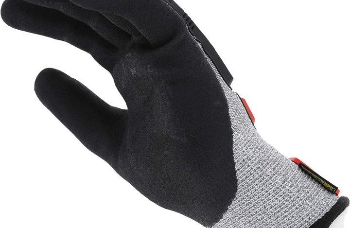 Mechanix Wear Mechanix Herren M-pact® Knit Cr5a5 rękawiczki (L, szare/czarne) Schnittfeste Handschuh