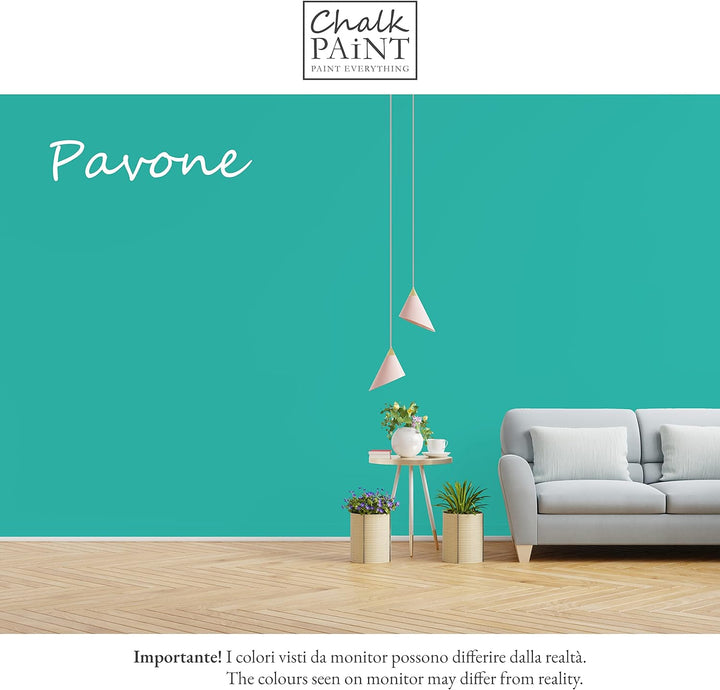 Chalk Paint Everything® Pavone Kreidefarbe Wasserbasis für Alle Oberflächen einfach zu verarbeiten o