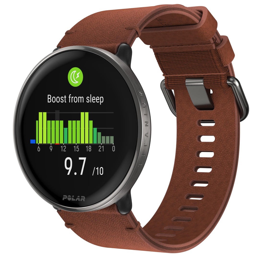 Polar Ignite 3 Titanium – Fitness- und Wellness-Smartwatch mit GPS, Schlafanalyse, AMOLED-Display, 2