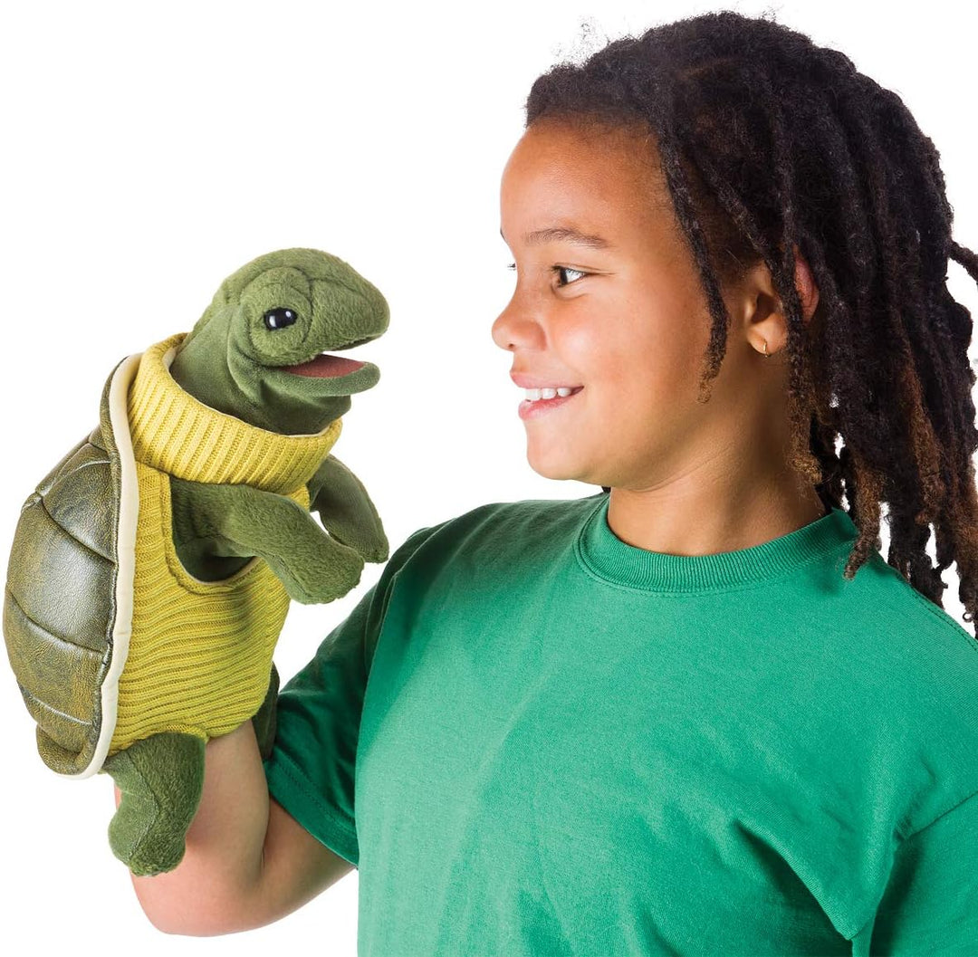 Folkmanis Turtleneck Turtle Hand Puppet