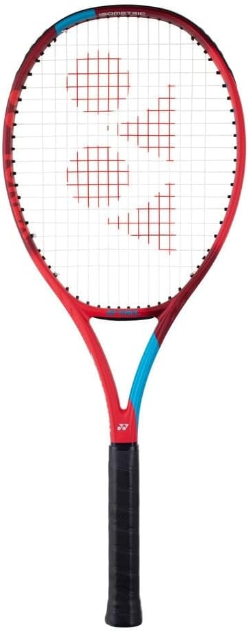 Yonex New Vcore Feel Tango Red besaitet 250g Tennisschläger Rot - Blau Griffstärke
