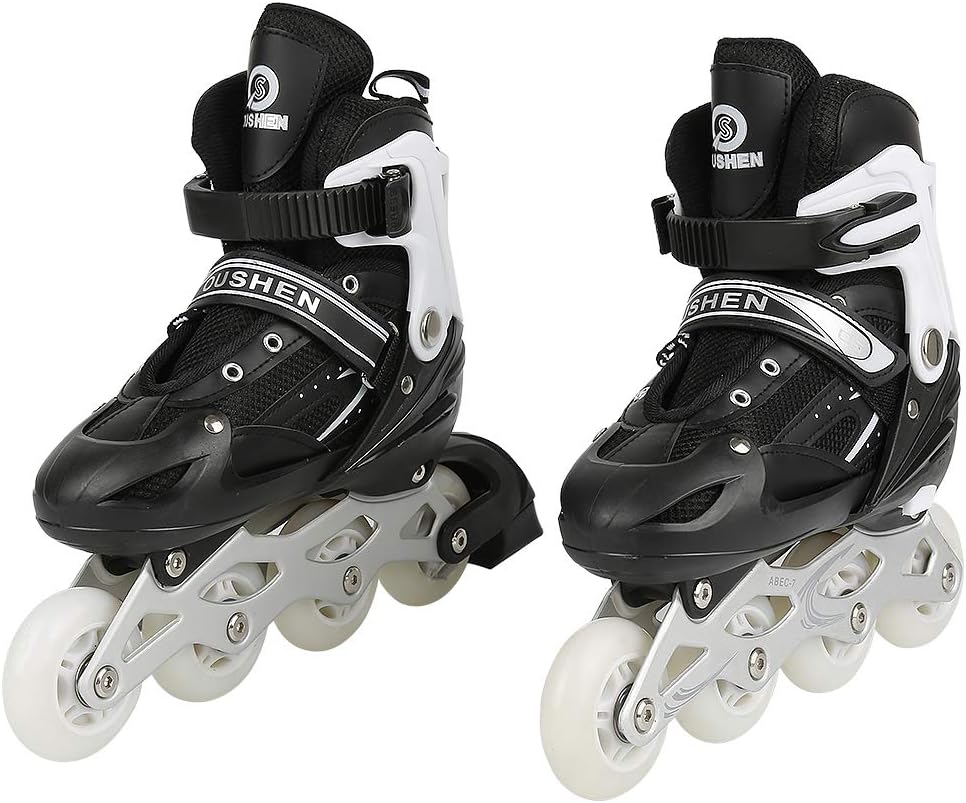 Verstellbare Inline-Skates mit leuchtenden Rädern für Kinder und Erwachsene, für Mädchen und Jungen,