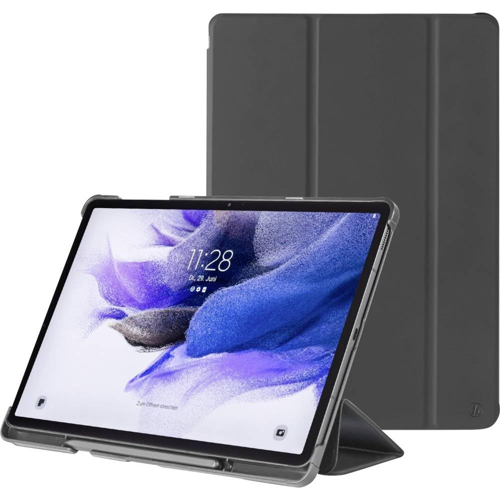 Hama Hülle für Samsung Galaxy Tab S7 FE/S7+/S8+ 31,5 cm 12,4 Zoll (aufklappbares Case für Samsung Ta