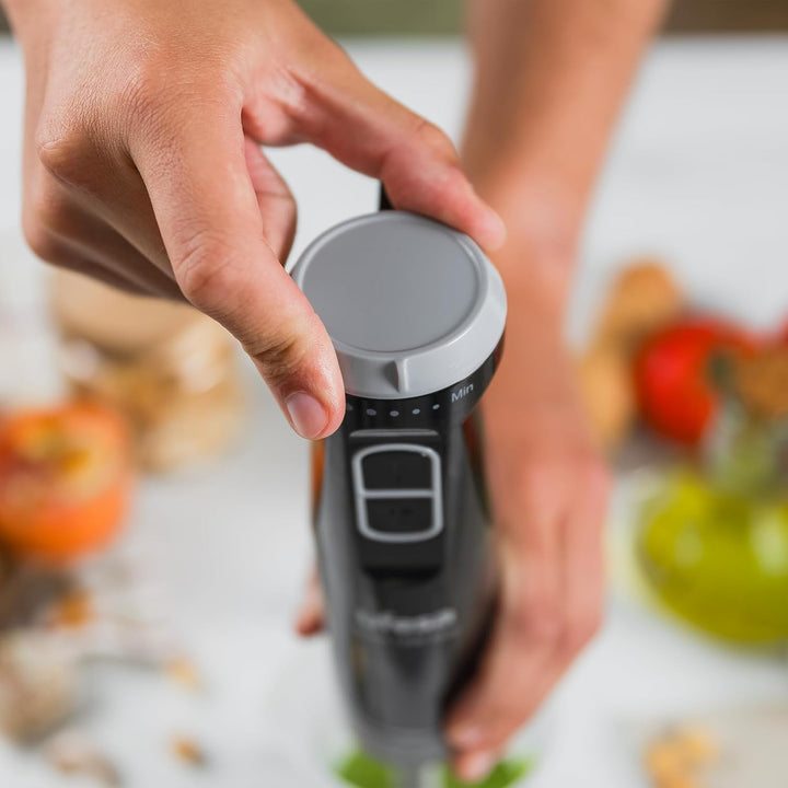 Ufesa Mars Max Stabmixer 1200W, Variable Geschwindigkeitsregelung, Turbo-Funktion, 4 Hochleistungsme