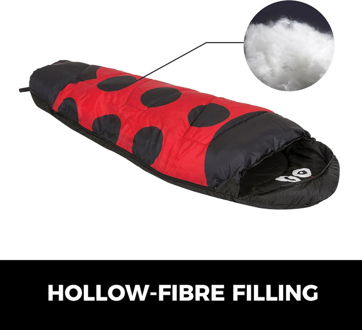 Highlander Kinder-Schlafsack, Unisex, Creature Rot, Rot
