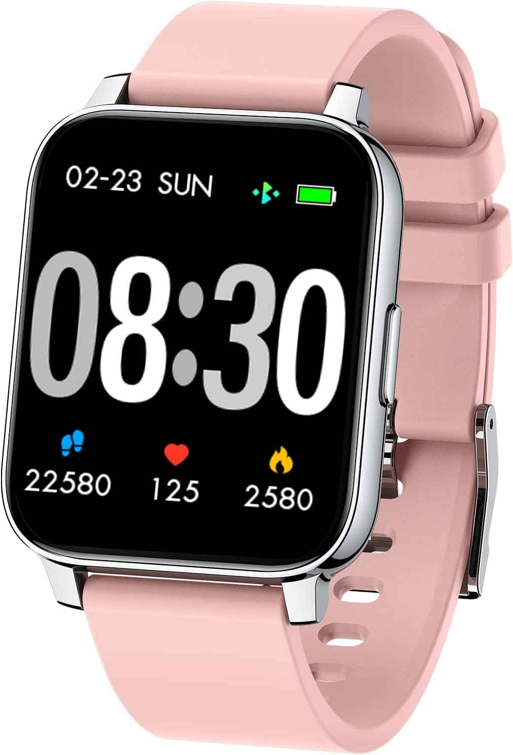 SUPBRO Smartwatch, 1.69 Zoll HD Voll Touchscreen Fitness Tracker Uhr, IP67 Wasserdicht Fitnessuhr mi