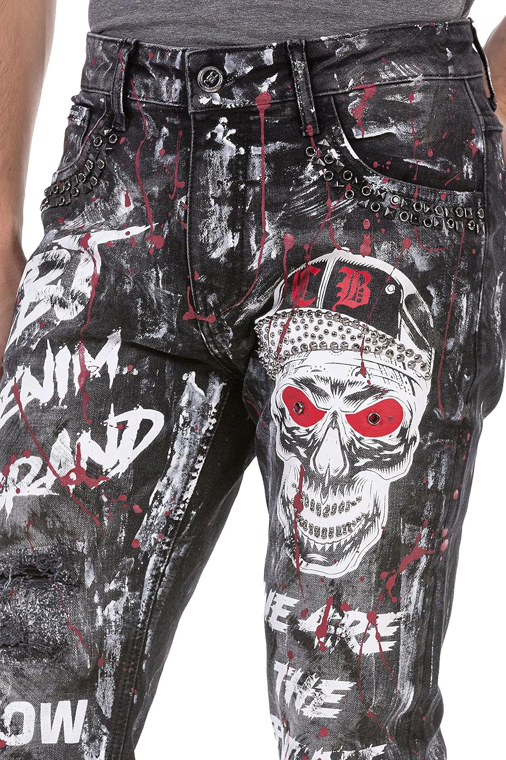 Cipo & Baxx Herren Regular Fit Jeanshose Denim Pants Jeans Hose, Cd700-s