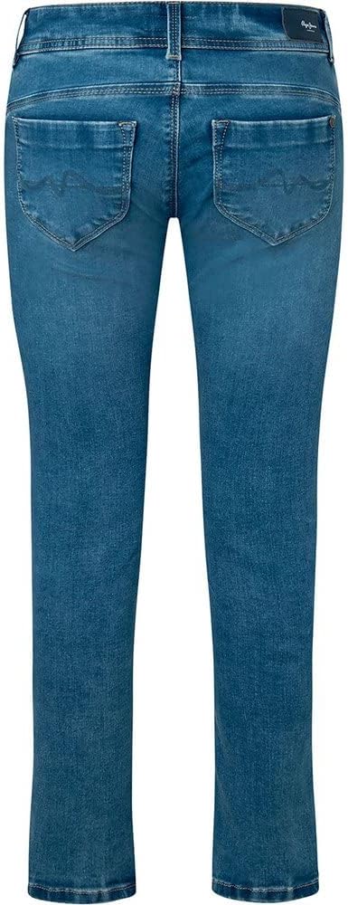 Pepe Jeans Damen New Brooke Jeans 24W / 34L Blue (Denim-vu1), 24W / 34L Blue (Denim-vu1)