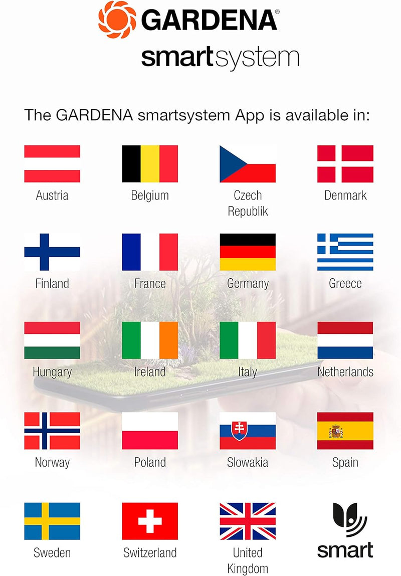 Gardena smart Power Zwischenstecker 3er Set: Schaltbarer Verbindungsstecker für den Aussenbereich zu