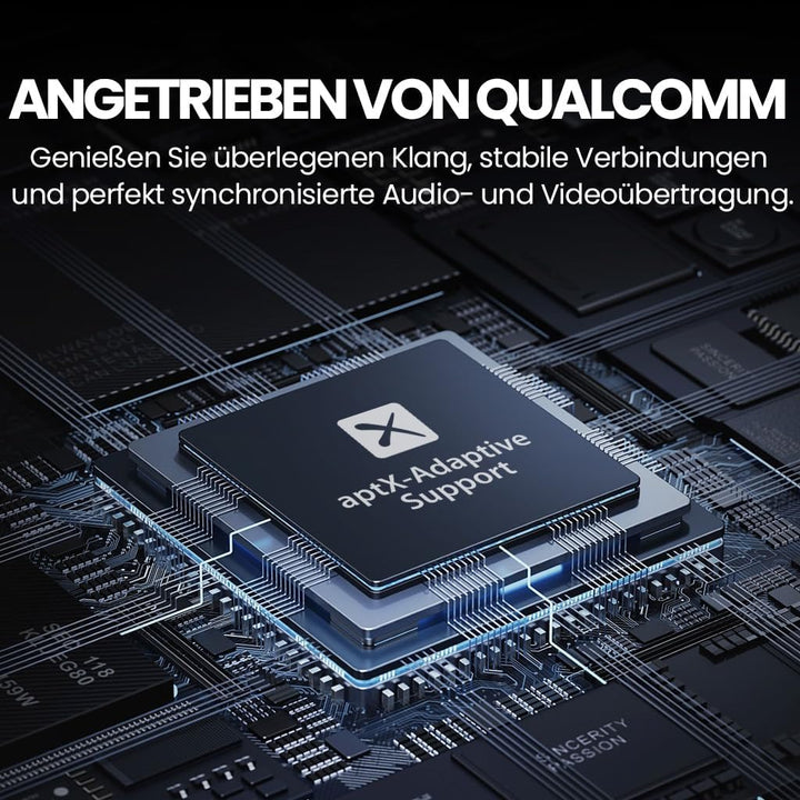Avantree HT41899 Plus 2 – Dual Bluetooth 5.3 Kabellose Kopfhörer für Fernseher, mit Sender & Lade-Do