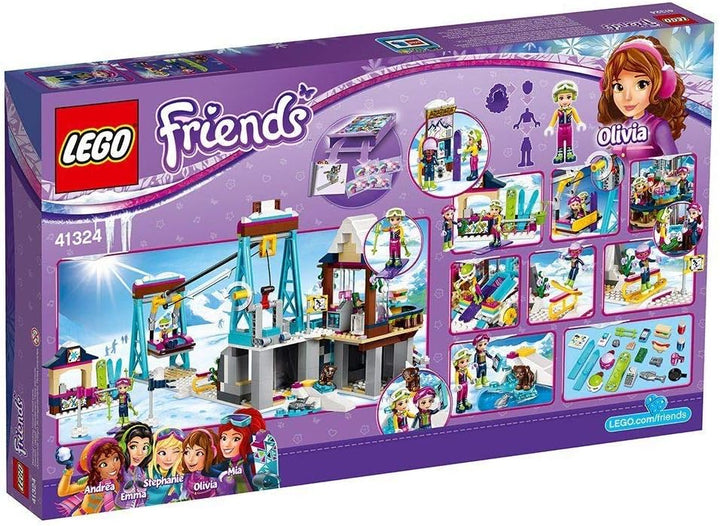 Lego Friends 41324 - "Skilift im Wintersportort Konstruktionsspiel, bunt