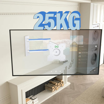 DQ Rotate XL 98,5 cm TV Wandhalterung, Langer Schwenkarm Wandabstand bis 98,5 cm, ausziehen, schwenk