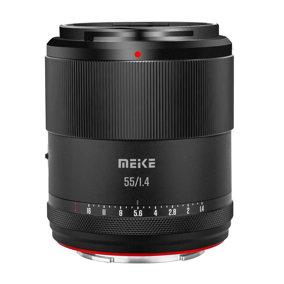 Meike 55mm F1.4 Standard Aperture APS-C Frame Auto Focus Fix Portrait Lenses for Sony E-Mount Mirror