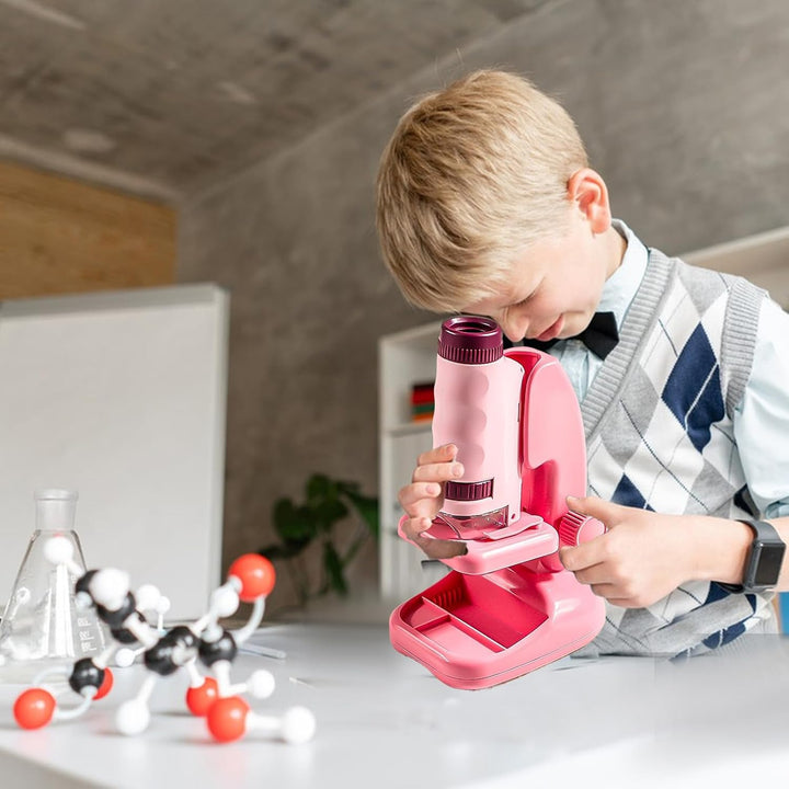 Kinder Mikroskop Wissenschaftsset | Vergrösserungs Experiment Mikroskop Mit LED Beleuchtung,Biologie