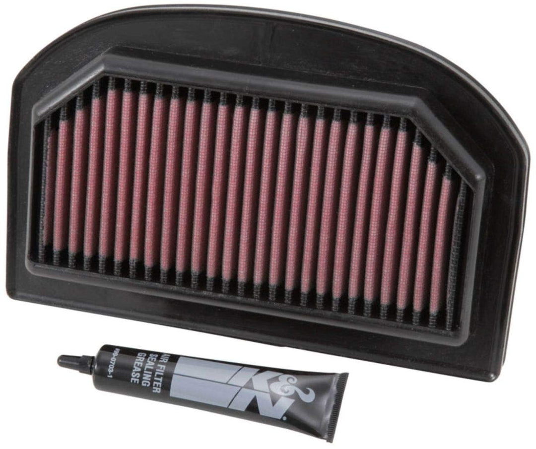 K&N TB-1212 Motorrad Luftfilter, Rot
