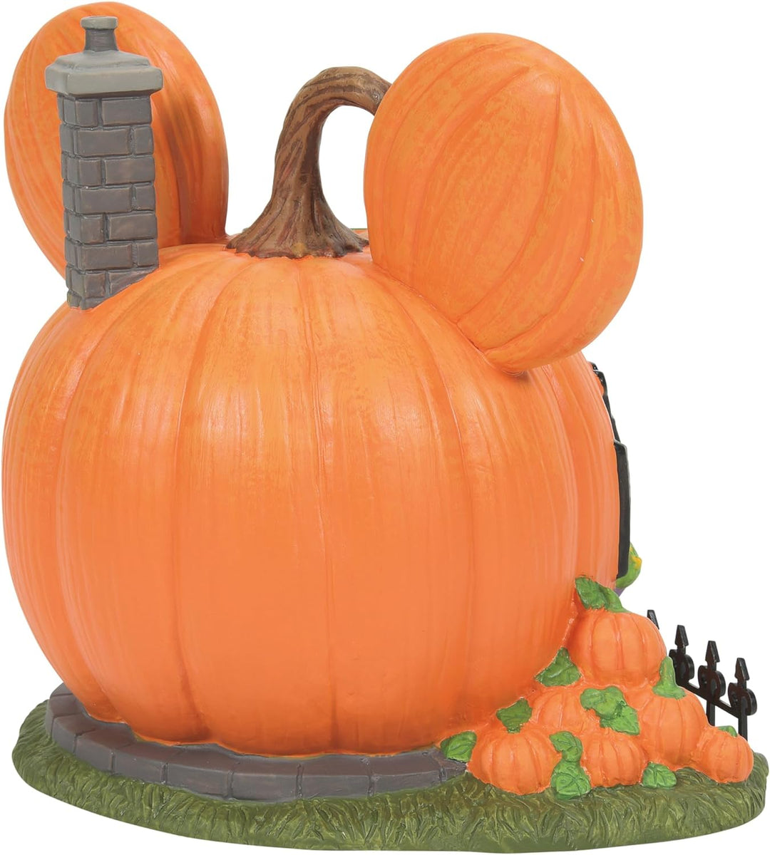 Department 56 Disney Village Halloween Mickey Mouse Pumpkintown House Lit Building, 14 cm, mehrfarbi