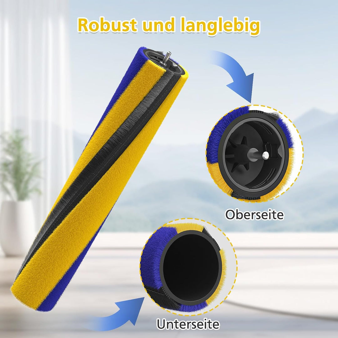 1 Bodenbürstenrolle Kompatibel mit Dyson V15/V15s Detect/Gen5/V12 Slim Softwalze Bodendüse,Weiche Fl