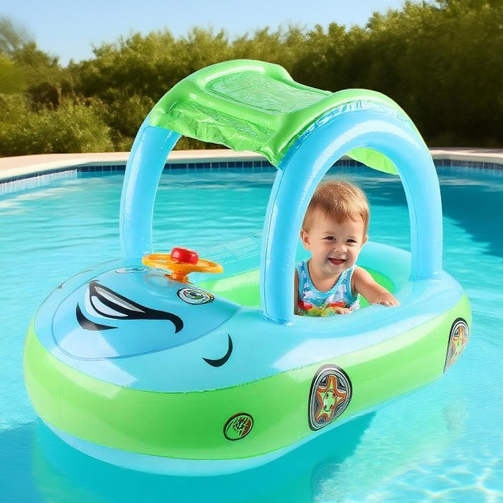 Poolschwimmer Für Kleinkinder – Schwimmschwimmer Für Kleinkinder Mit | Auto-Bootssitz, Aufblasbares