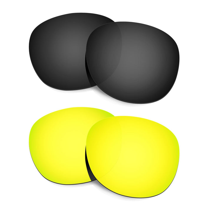 HKUCO Plus Replacement Lenses For Oakley Latch - 2 pair Combo Pack