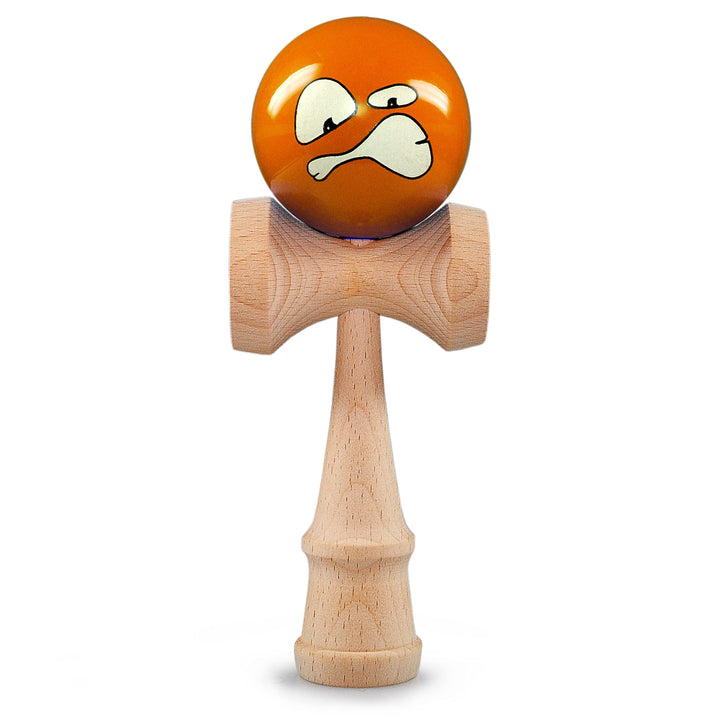 Ganzoo Kendama aus Buchen-Holz, Original Japanisches Traditionelles Holz-Sportgerät mit Kugel, Schnu