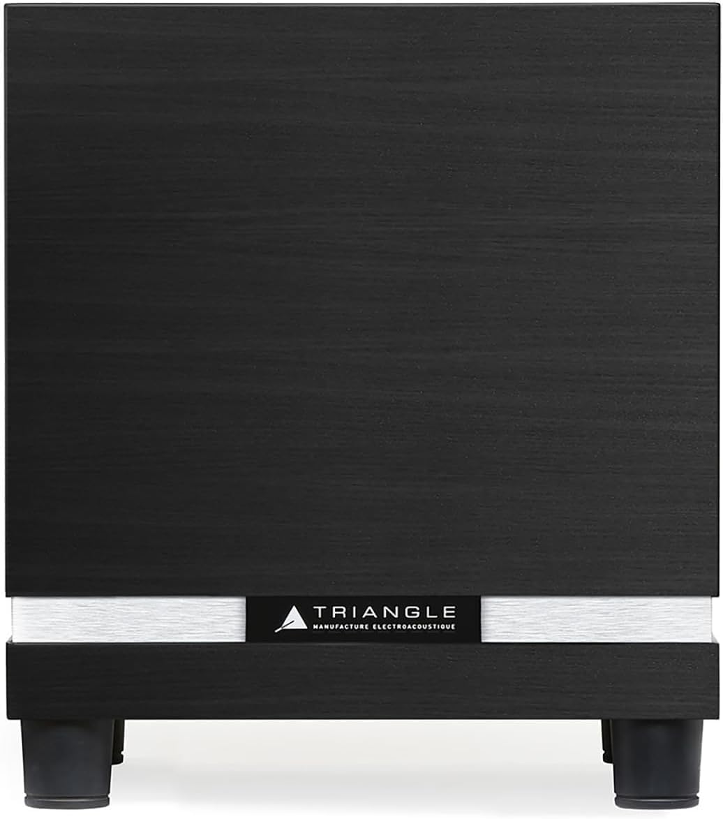 TRIANGLE – THETIS 300 Subwoofer mit 150W Verstärker – Bassreflex – 20 cm Lautsprecher – Cinch/LFE/Hi