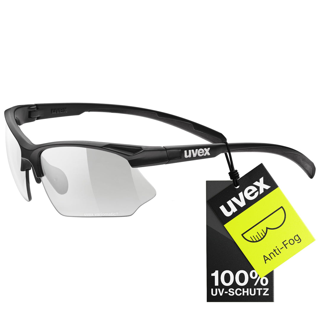 uvex sportstyle 802 V - Sportbrille für Damen und Herren - selbsttönend - beschlagfrei Einheitsgröss