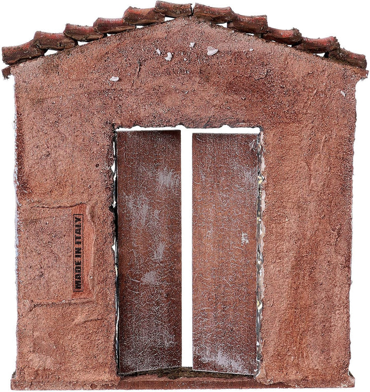 Hausfassade Tor und Bogen für Krippen von 12cm