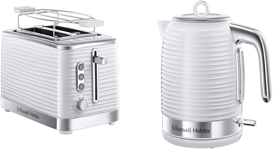 Russell Hobbs 24360-70 Wasserkocher Inspire White, 2400 Watt, 1.7l, Schnellkochfunktion, energiespar