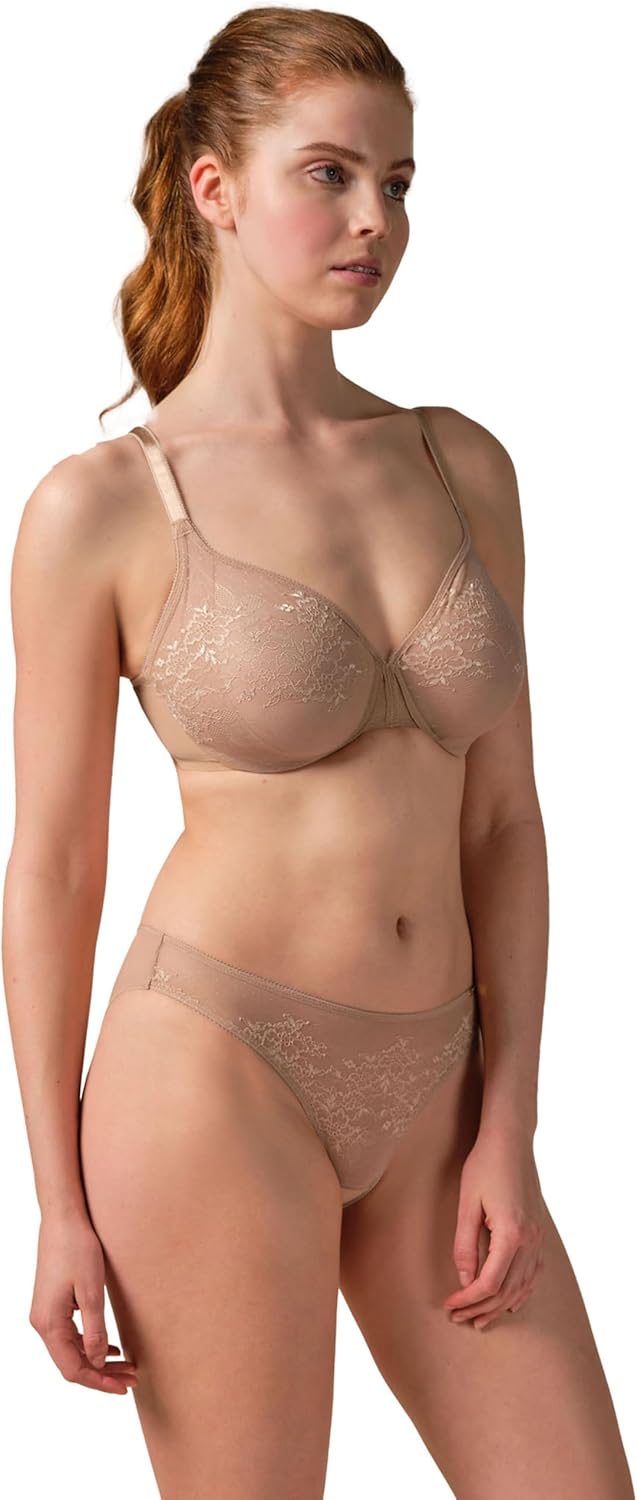 Gossard Damen Glossies Lace Sheer Bra BH, Undurchsichtige 70A Beige (Nude), 70A Beige (Nude)